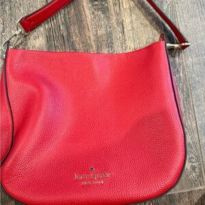 Kate Spade Vibrant Red Hobo Bag
